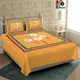 Yellow__Jaipuri bedsheet